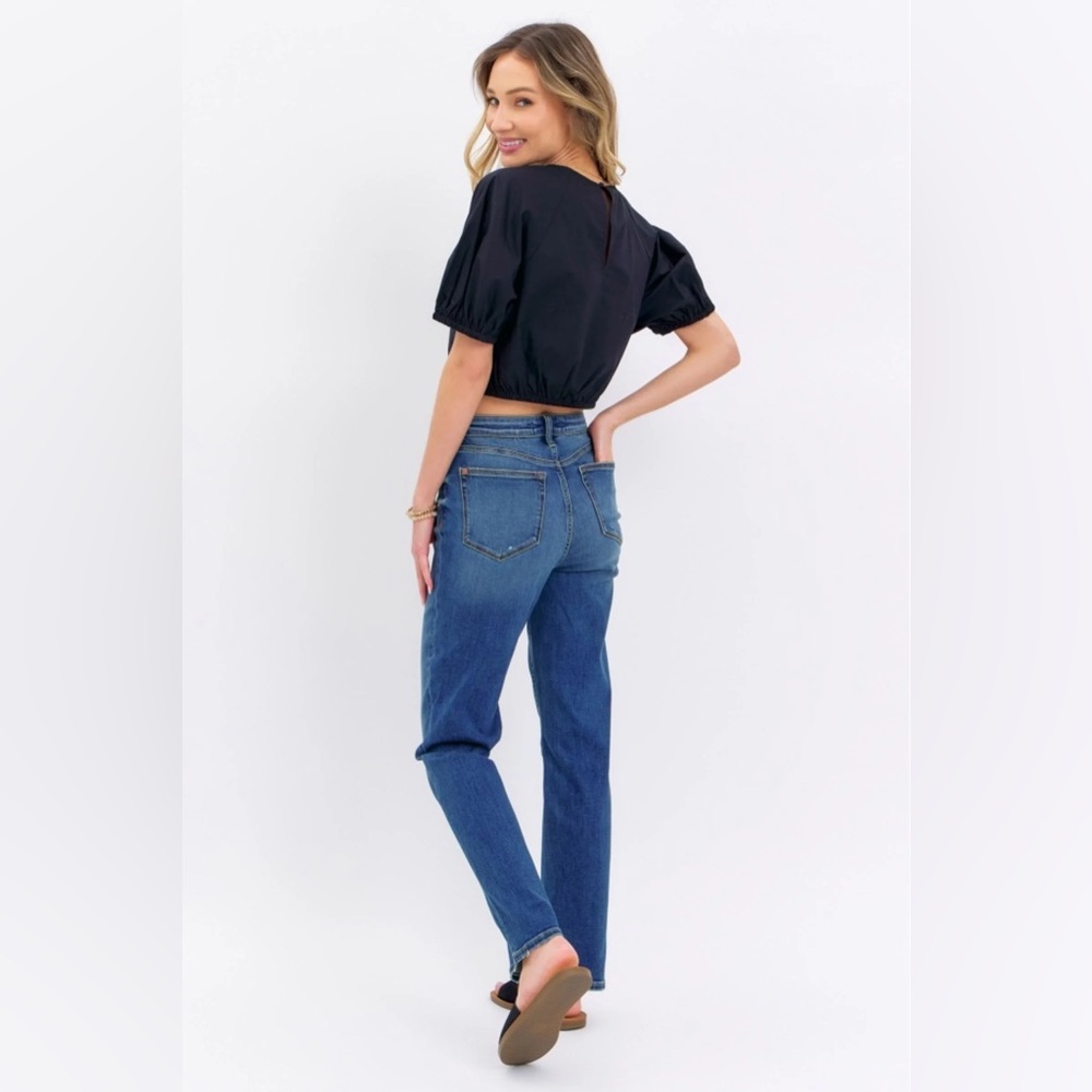 NWOT Judy Blue High Rise Straight Leg Jeans size 11 - Picture 5 of 12